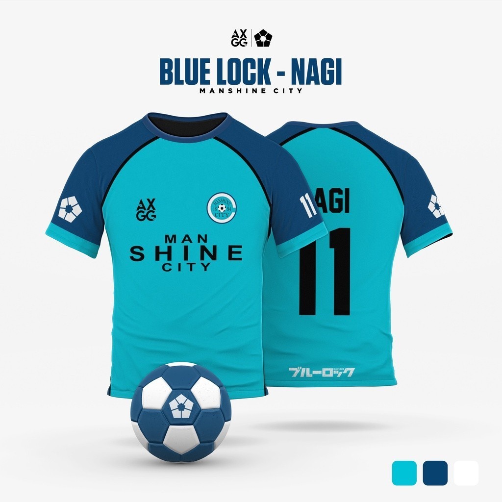 AXGG "Blue Lock - Manshine City - Áo thun & áo thun Anime Unisex Nagi"