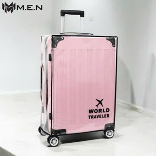 Áo trùm nhựa vali xếp gọn trong suốt 18-30inch khe kéo và có viền tiện ích [NHÀ SẢN XUẤT]