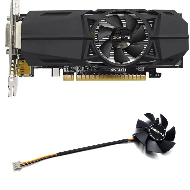 47MM FS1250-S2053A DC 12V 0.19A 3 Pin GTX 1050TI Quạt Làm Mát GPU Cho Gigabyte GTX 1050Ti OC Cấu Hìn