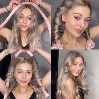 Thanh Uốn Tóc Không Cần Nhiệt - Lô Uốn Tóc Không Nhiệt (1 Băng Đô + 2 Dây Chun + 1 Kẹp)