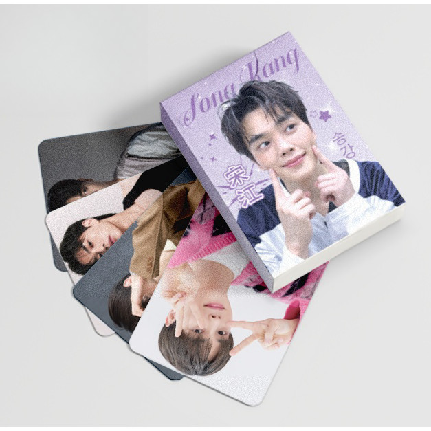 Bộ 50-55 Bài Hát Kang Kim Bạn Jung Byeon Woo-seok laser Ba Chiều Photocards Diễn Viên Hàn Quốc Oppa 