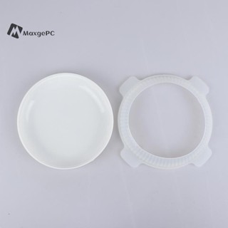 Maxgepc 1 Bộ Khuôn Bánh Silicon Tròn Cho Mousses Kem Voan Bánh Nướng Chảo Mới