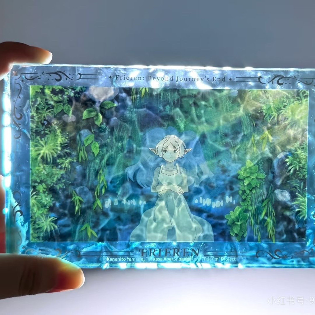 Frieren: Beyond Journey 's End Fan-Made High-Value Frieren Sand Flow Mahjong Acrylic Card Brick – Qu