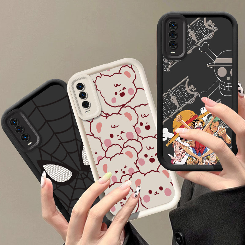 ốp lưng Vivo Y12S Vivo Y20 Y20S V2026 V2027 V2029 V2032 V2043 V2048 tpu Vỏ điện thoại mềm hình emery