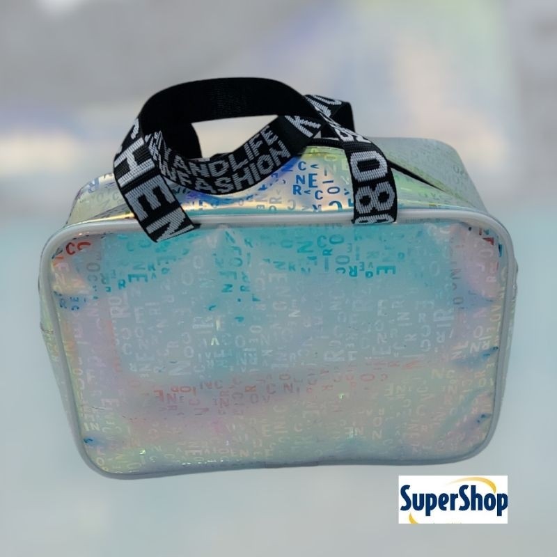 Túi Đựng Mỹ Phẩm Hologram 30x20x15