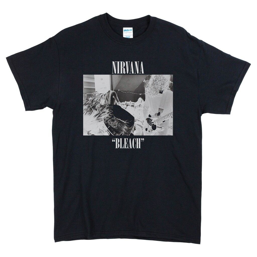 Áo thun ban nhạc Nirvana - Áo thun tẩy trắng / Áo thun âm nhạc / Unisex / / Áo sơ mi Nirvana / Áo th