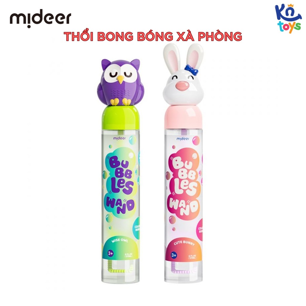 Đồ Chơi Thổi Bong Bóng Xà Phòng Mideer Bubbles Wand 3+