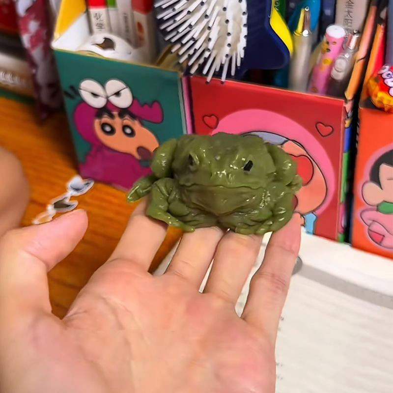 Ếch Prank Đồ Chơi Mô Phỏng Toad Vent Pinch Đồ Chơi Cao Su Mềm Căng Thẳng Đồ Chơi Làm Dịu