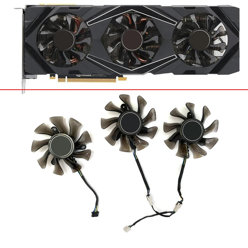 3 75mm GA82S2H 4pin RTX2080 Ti EX Quạt GPU Cho KFA2 GALAX GeForce RTX 2070 2080Ti SG Phiên Bản Card 