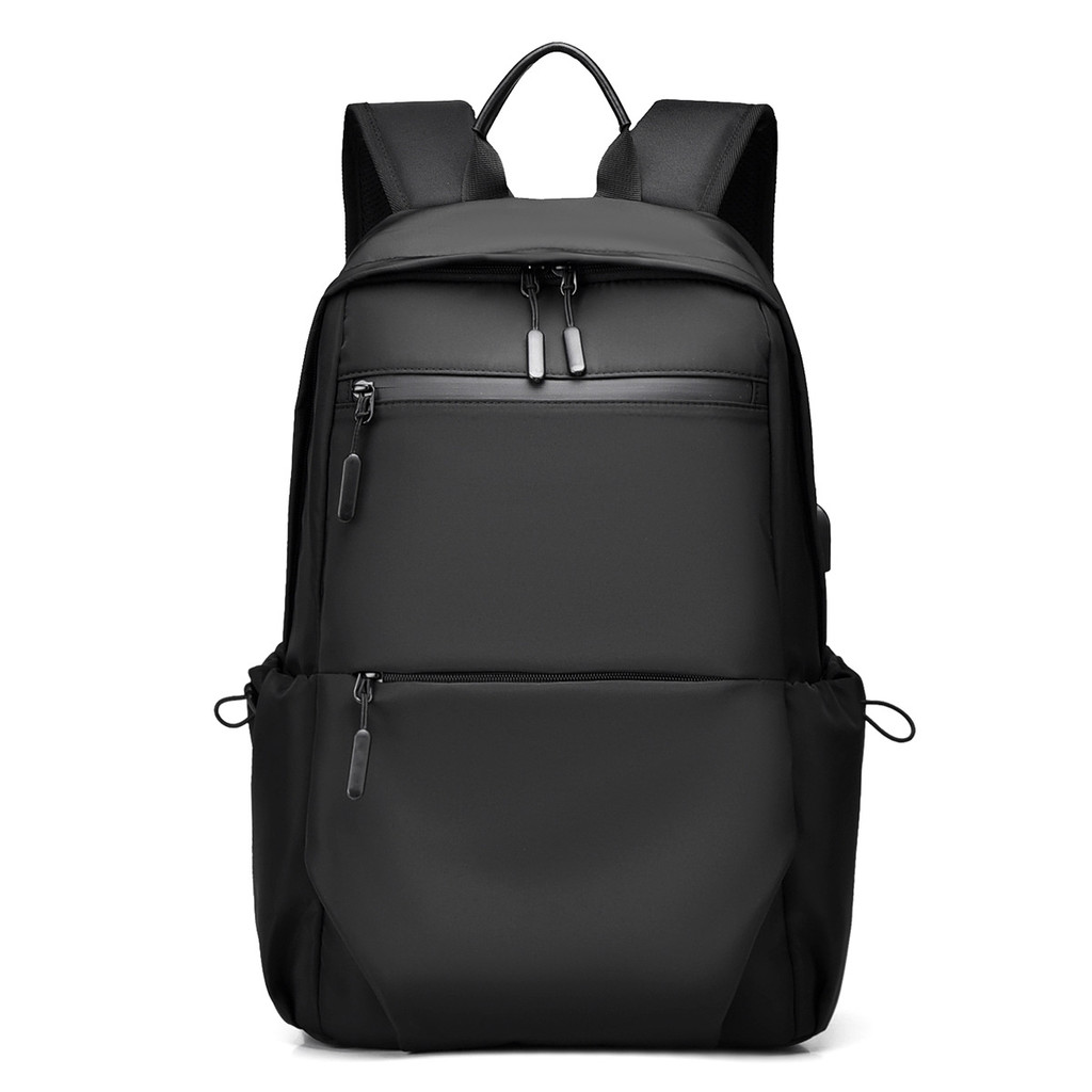New Men's Commuter Backpack Large Capacity Simple Backpack College Students Bag Computer Bag Casual 