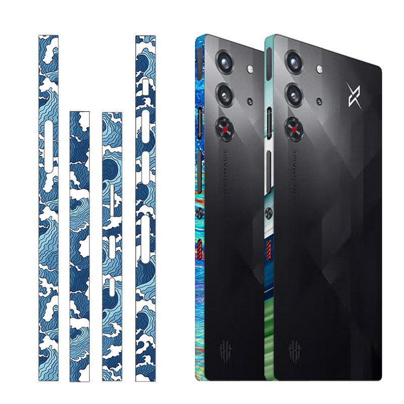 Ngụy Trang Bên Bảo Vệ Cho Nubia Red Magic 8 8S 9 9S 10 10S 11 Pro Decal Da, Khung Bảo Vệ Màn Hình Bọ