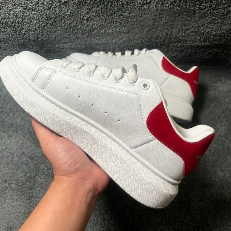 Alexander McQueen Alexander McQueen Alexander McQueen Smooth Calfskin Low-Top Giày thể thao thời tra
