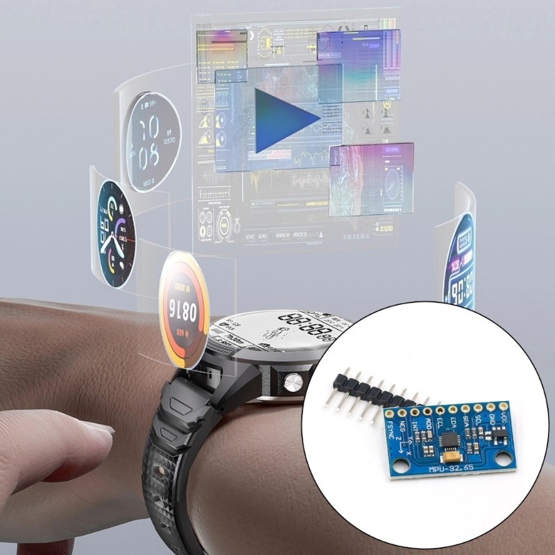 PCF * MPU6500 Gia tốc kế Cảm giác 6 trục Mô-đun con quay hồi chuyển Thay thế MPU6050 GY-6500