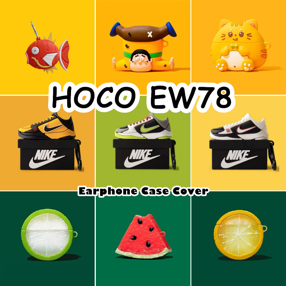 Dành cho Ốp lưng HOCO EW78 Họa tiết hoạt hình mát mẻ Vỏ tai nghe silicon mềm Vỏ bọc NO.5