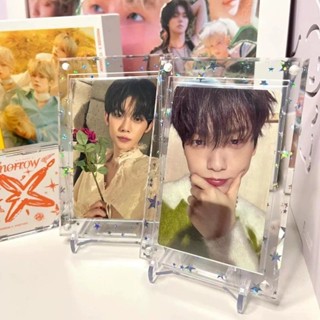 Khung Ảnh Acrylic Hiển Thị Gạch Có Đế Bưu Thiếp Người Tổ Chức Để Bàn Đứng Thẻ Ảnh