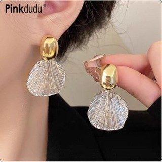 Pinkdudu Vintage Họa Tiết Lá Hợp Kim Kẽm Bông Tai Hợp Thời Trang Cao Cấp Bông Tai Nữ Trang Sức PD2265