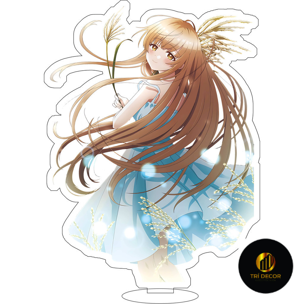 Móc Khoá, Mô Hình Standee Anime Thiên Thần Nhà Bên Shiina Mahiru Fujimiya Amane Trang Trí Bàn Học, L