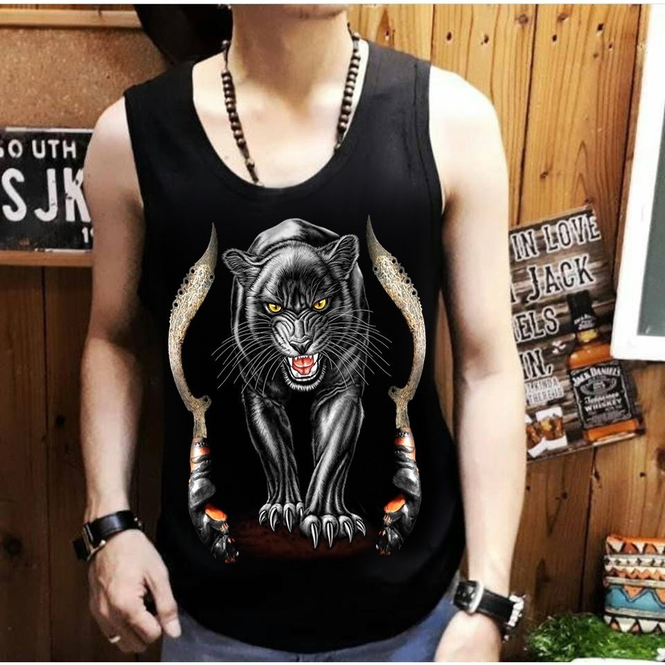 Mới Black Panther In Nhanh Khô Thoáng Khí Chất Lượng Cao Tank Top