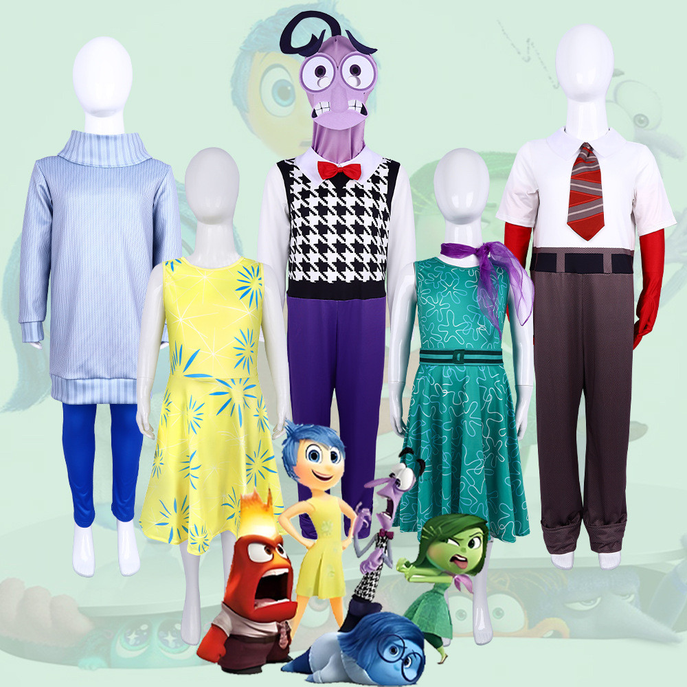 Inside Out2 Joy Trang phục hóa trang Halloween Trình diễn sân khấu Mặc đội gián điệp não