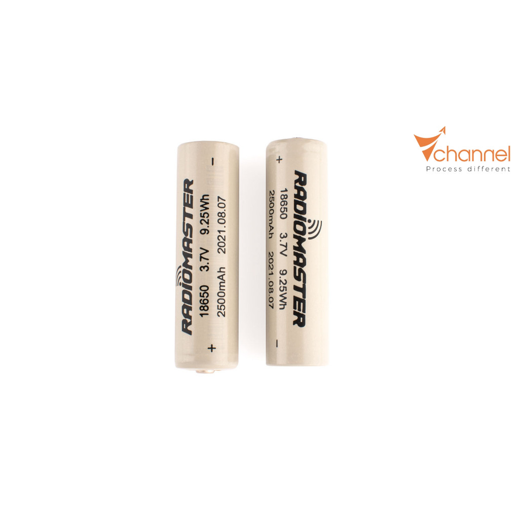 Cặp 2 Pin sạc 18650 RadioMaster 2500/3200 mAh chính hãng