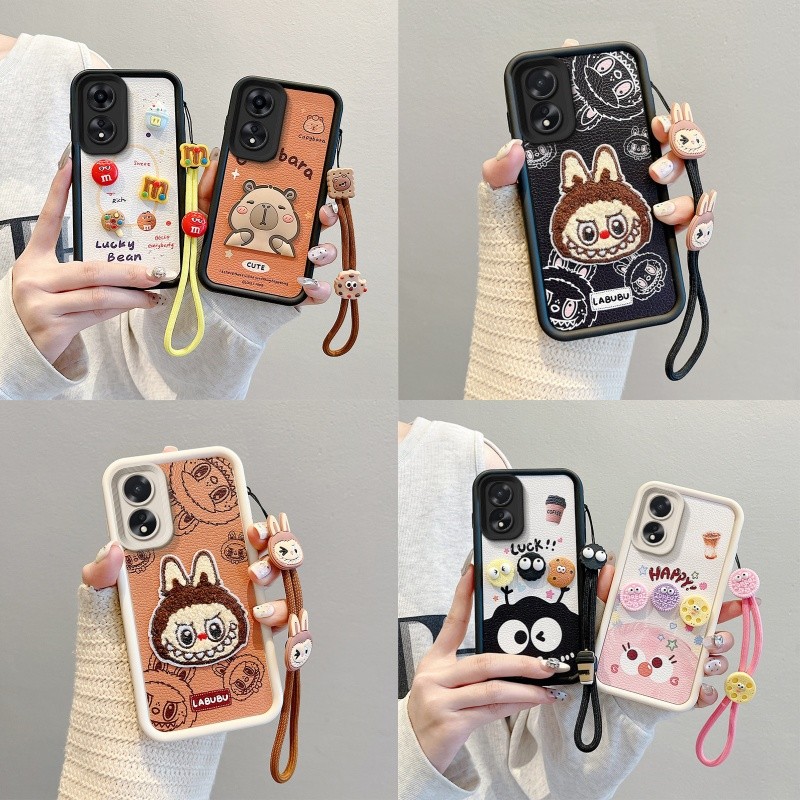 ốp lưng oppo a2x 5g ốp lưng oppo a1x 5g Ốp lưng TPU chống rơi họa tiết da silicon hoạt hình Vỏ điện 