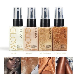 LOOKAVE Liquid Highlighter Highlighter And Contouring Highlighter Spray Pearlescent Spray 30ml