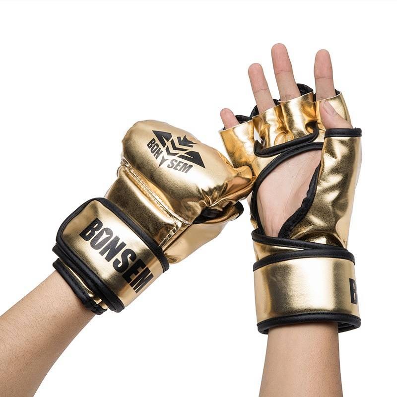 Half Finger Boxing Glove Sanda Fighting UFC Boxing Gloves Adult Fighting Training MMA Boxing Punchin