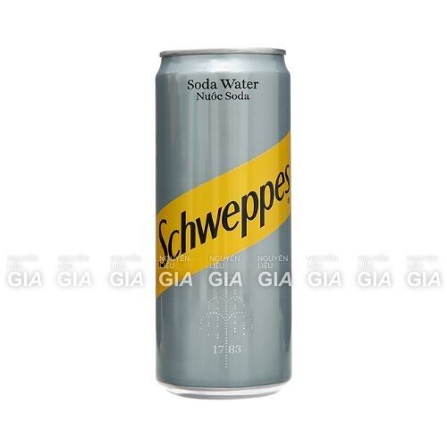 [FreeShip] Soda Schweppes không đường lon 330ml - pha soda, pha chế