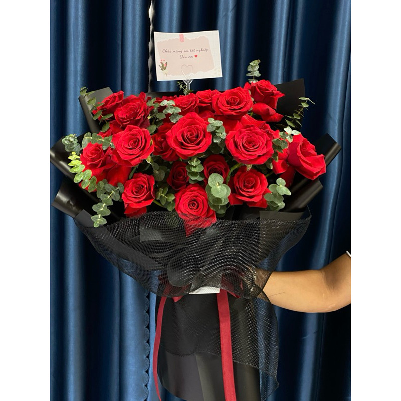 Hoa Tươi Bó Hoa Hồng Đỏ Tặng 20/10 Tặng Mẹ , Tặng Bạn Gái