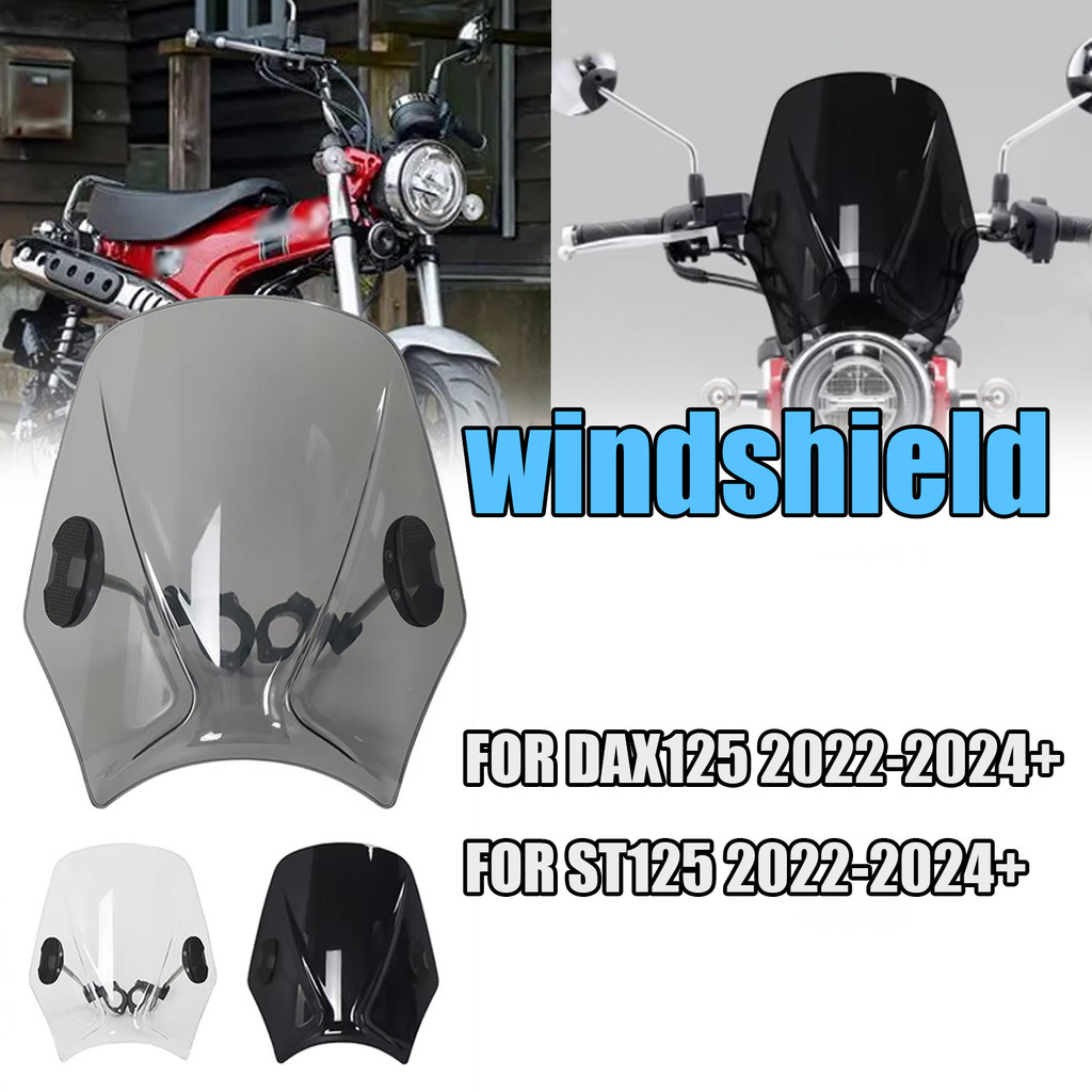 DÀNH CHO DAX125 ST125 2024 + Tấm che chắn kính chắn gió có thể điều chỉnh xe máy DAX ST125 DAX125 20