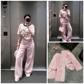 SALE LẺ SIZE Quần dài jeans denim bò suông loang da báo hồng UMEE STORE QCCC QCL1 QD0721 18395