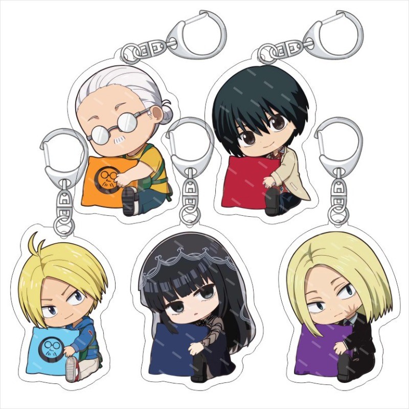 5/6/7/8/14/16pcs Anime SAKAMOTO DAYS Acrylic Keychain Lu Shaotang Sakamoto Taro Shin Asakura Cosplay