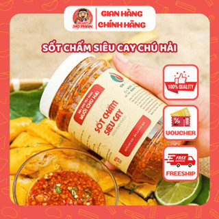 Sốt Chấm Siêu Cay Muối Chú Hải Hủ 500gr - Ăn Vặt Họ Phan