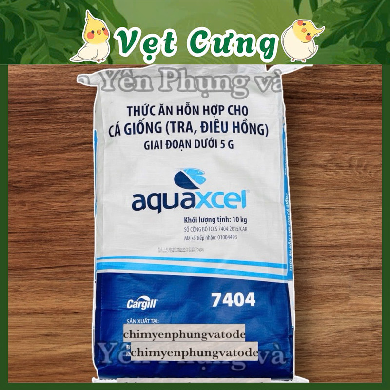 [Bao 10kg] Cargill 7404 – Cám Cá Dạng Bột/Mảnh Cho Nuôi Cá & Câu Cá Các Loại