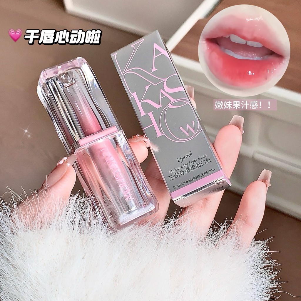  JOJO DIARY Son Môi Dưỡng Ẩm Lâu Dài Son Bóng Hàn Quốc Dụng Cụ Trang Điểm Sắc Tố Gợi Cảm Kính Mỹ Phẩm Dành Cho Nữ 