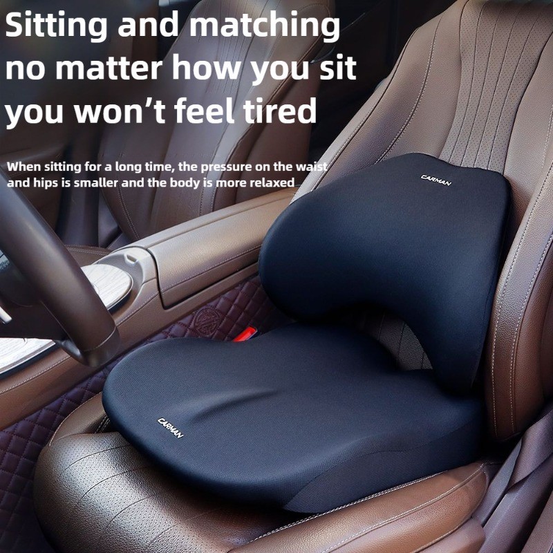 Memory Foam Car Lumbar Hỗ trợ Gối