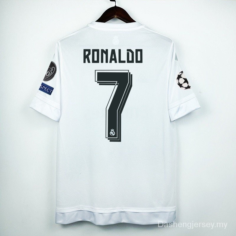 15-16 Real Madrid Sân nhà Ronaldo Retro Soccer Jersi