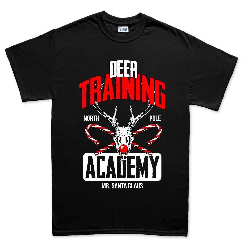 Hươu Rudolph Huấn Luyện Xmas Santa Tree Mới Nam Áo Tee Top Áo Thun