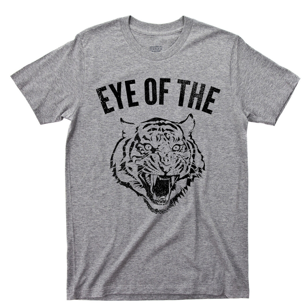 Eye Of The Tiger T Shirt Fighter Rocky Boxing Movie Survivor 80s Rock Music Tee