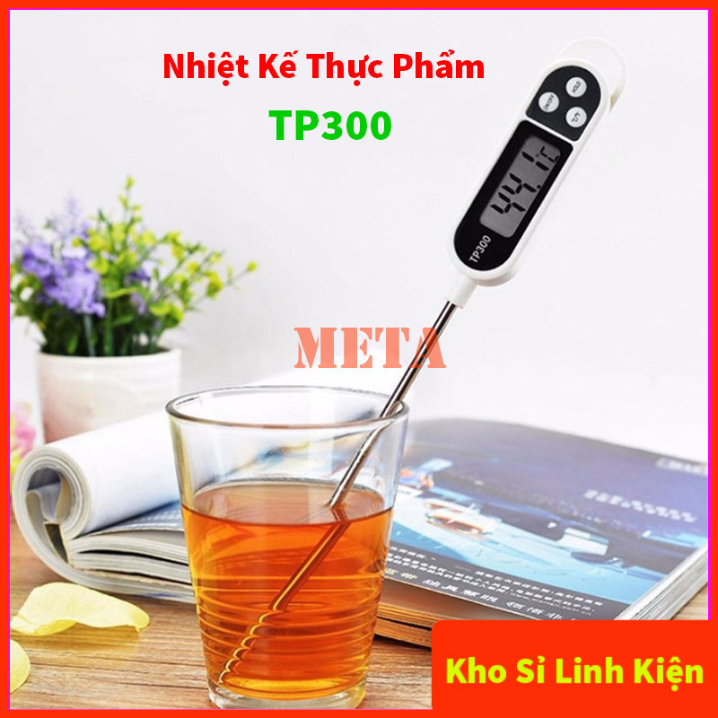 Nhiệt Kế Thực Phâm TP300 -50°C~+300°C Pha Sữa Cho Bé, Trẻ Em, Máy Đo Nhiệt Độ Thực Phẩm Nấu Ăn, Làm Bánh,Nước Tắm