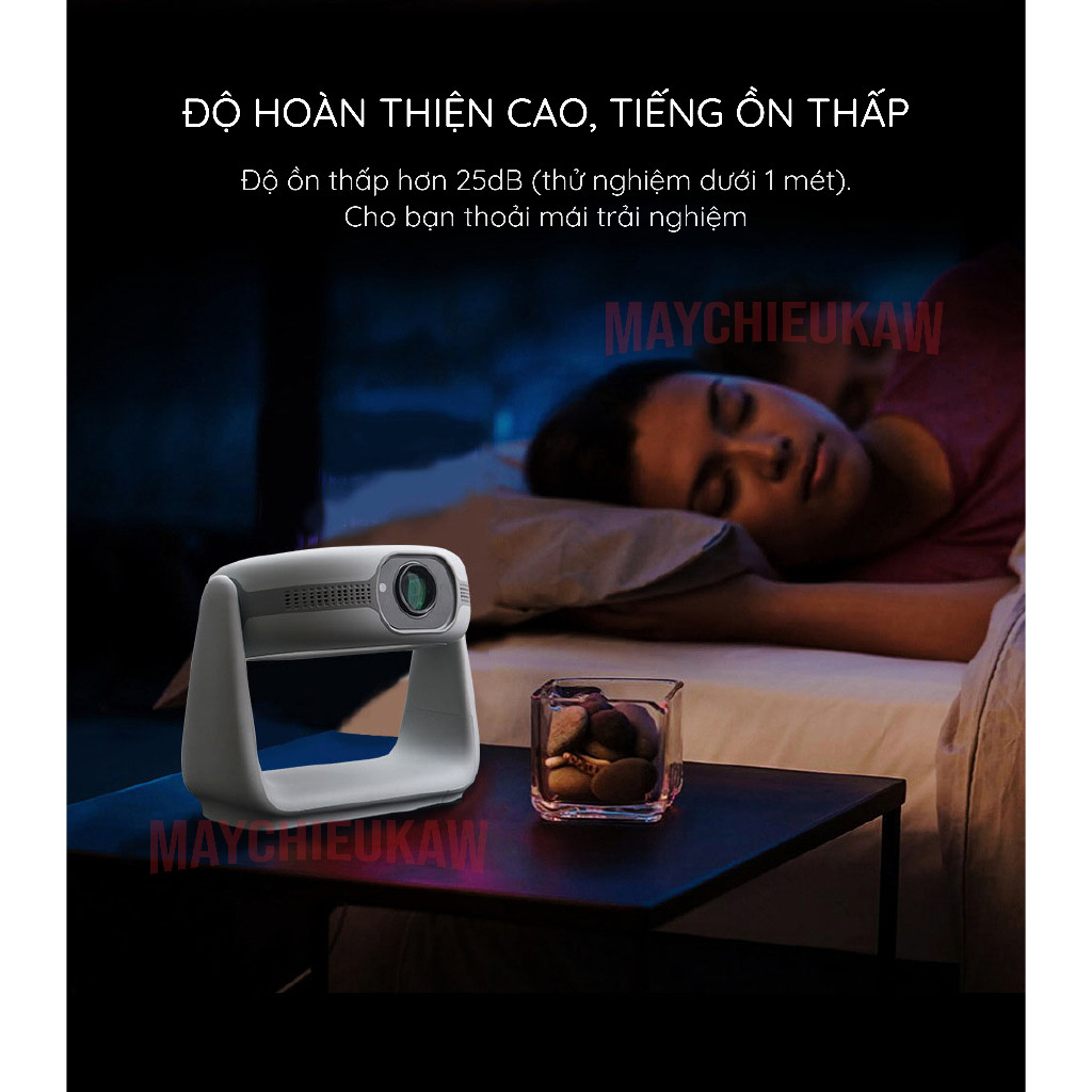 Máy chiếu tích hợp pin KAW Leser Hition KAW K1 - Độ Phân Giải Full HD, Tích Hợp Đèn Bàn, Đa Ứng Dụng | BigBuy360 - bigbuy360.vn