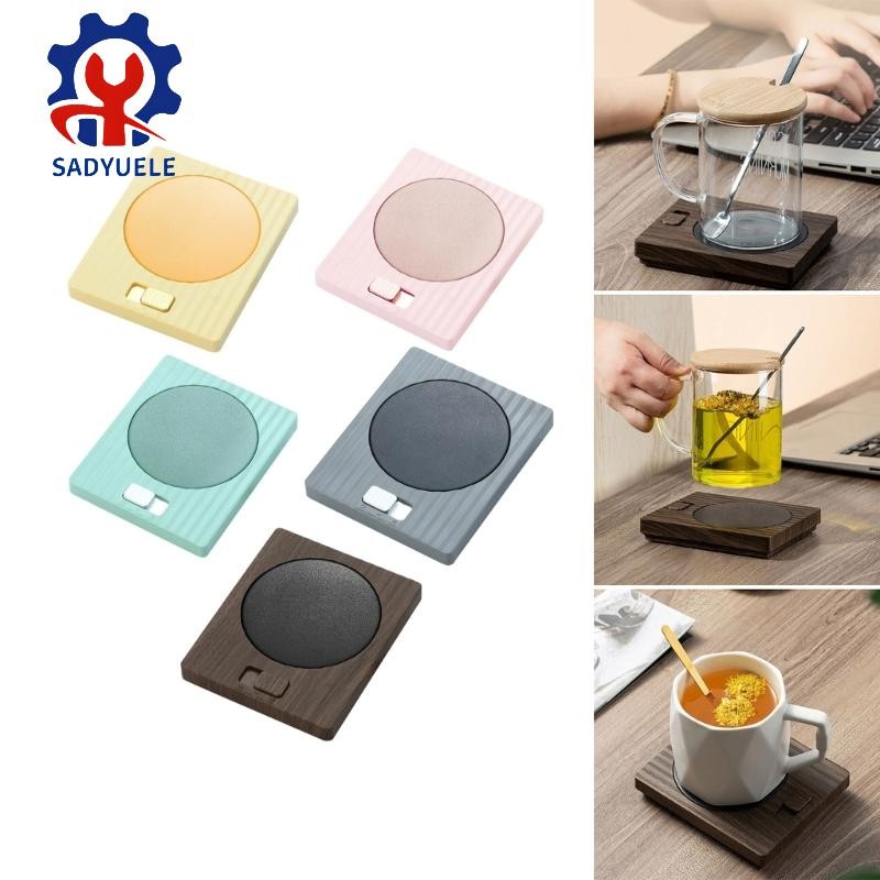 Sadyuele Văn Phòng Essential Cup Ấm Cốc Uống Tiện Lợi Làm Nóng Coaster Cho Học Sinh