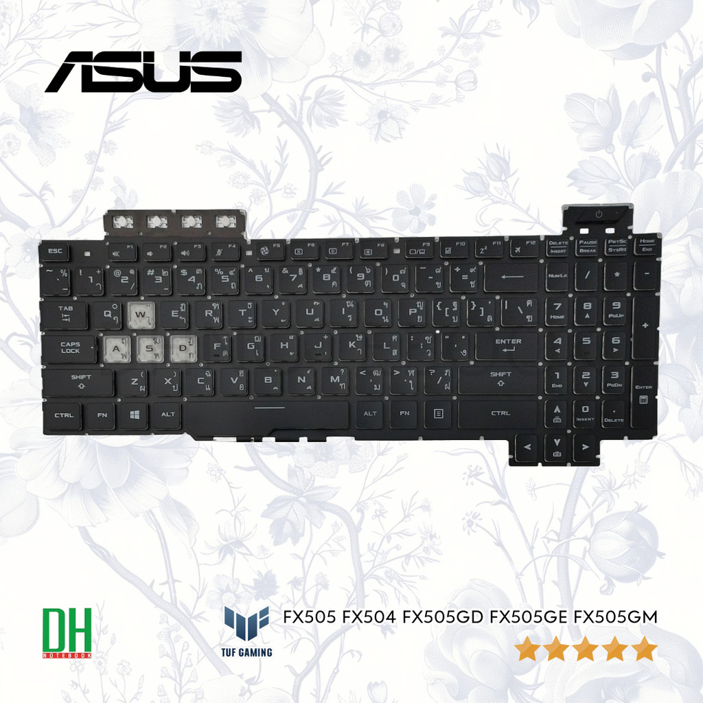 Bàn phím chơi game ASUS TUF FX505 FX80 FX86 RGB Đèn nền 0KNR0-661PUS00