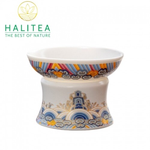 Lọc Trà Sứ Hoa Văn LT03