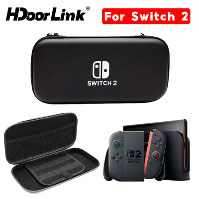 Túi đựng du lịch HdoorLink cho Nintend Switch 2 Vỏ bảo vệ EVA Gói vỏ cứng Trò chơi Túi lưu trữ cầm tay