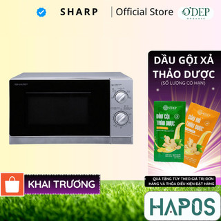 Lò vi sóng cơ Sharp R-202VN-S/R-203VN-M/R-205VN-S [800W + 5 mức công suất + Hẹn giờ 35p] - HAPOS HSA