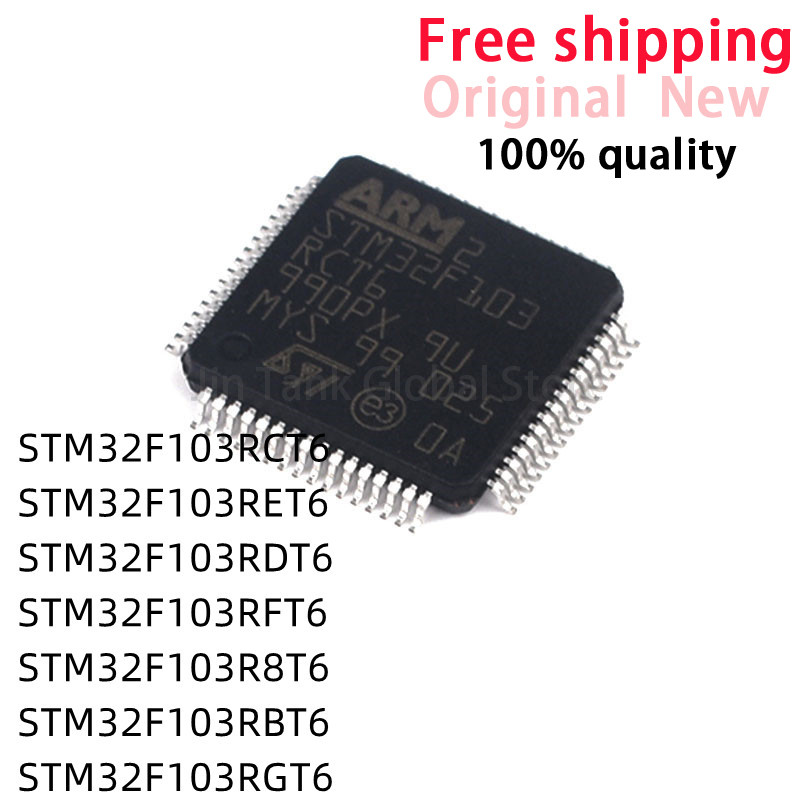 (10 Cái) 100% Mới STM32F103RCT6 STM32F103RET6 STM32F103RDT6 STM32F103RFT6 STM32F103RGT6 STM32F103R8T