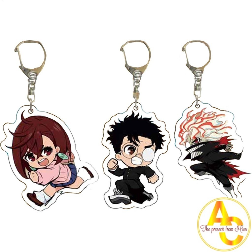 Dandadan Acrylic Móc Khóa Anima Hình Momo Ayase Ken Takakura Seiko Ayase Turbo Granny Aira Shiratori