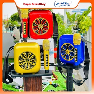 Loa bluetooth xách tay Ys A20 phát nhạc - hát karaoke kèm micro không dây - kiểu dáng độc lạ