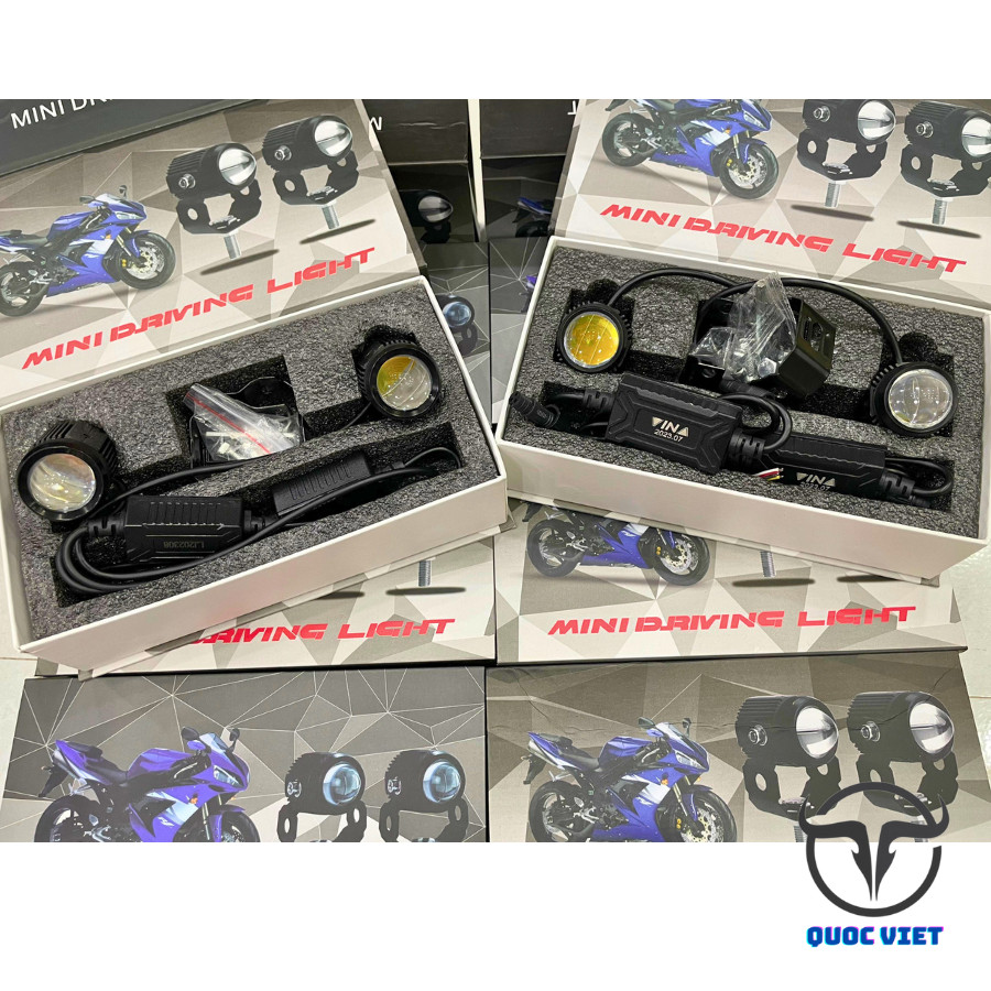 Đèn Trợ Sáng Mini Bi Cầu Mini Xe Máy Chính Hãng